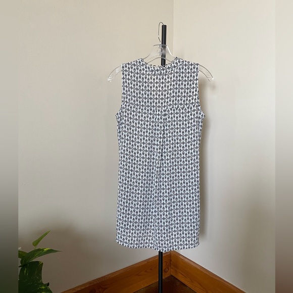 DR2 High-Low Sleeveless Top Oversized XS Black & White - Picture 9 of 13